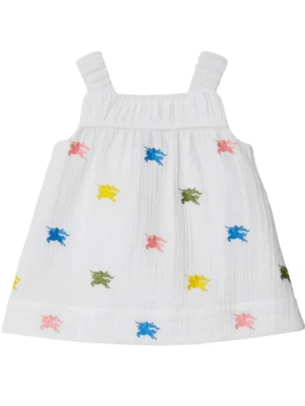 $410 Burberry infant Girl's Bethan EKD Dress with Bloomers Sz 12 months